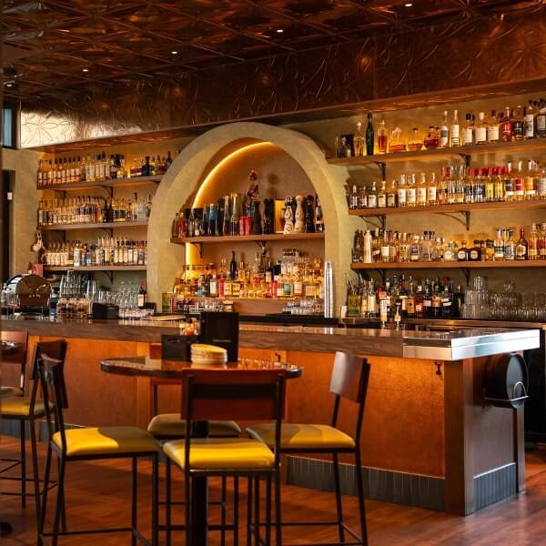 tequila shelves